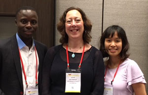 L-R: Biliamin Popoola, Anne Seymour, Tam Ha