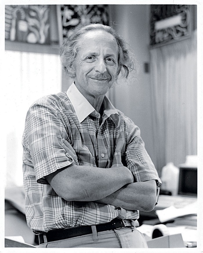 Eugene Garfield in 1987  (Credit: Neil Benson, courtesy of C&EN)