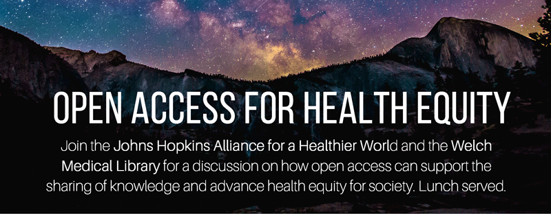 open access health equity flyer